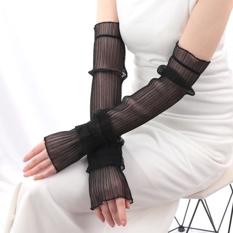 Cycling Glove - 1 Pair Ice Silk Long Sleeves