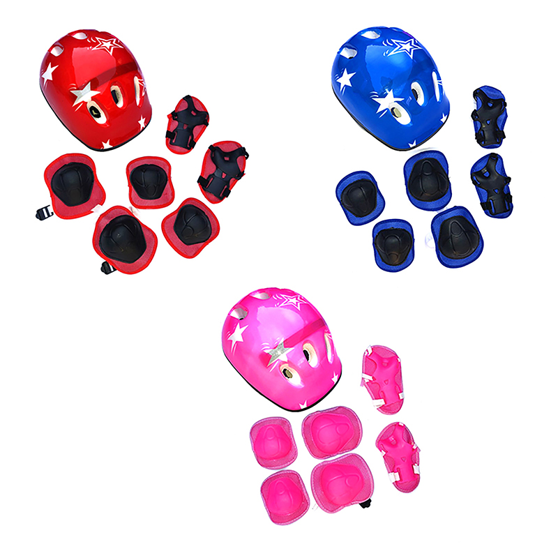 Cycling Gear Kids - New-7Pcs Kids Cycling Protective Gear Bike