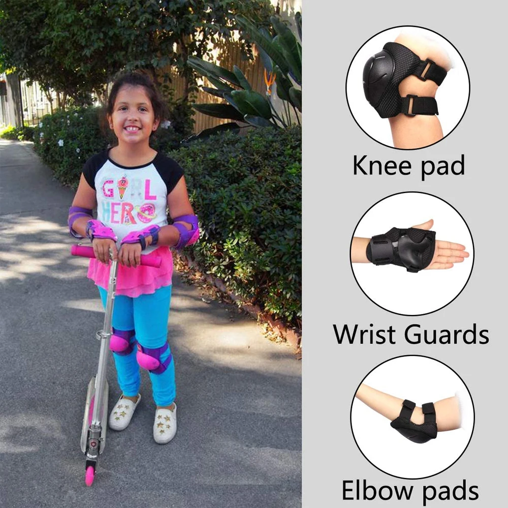 7Pcs/Set Roller Skating Kids B - Cycling Gear Kids recension och pris