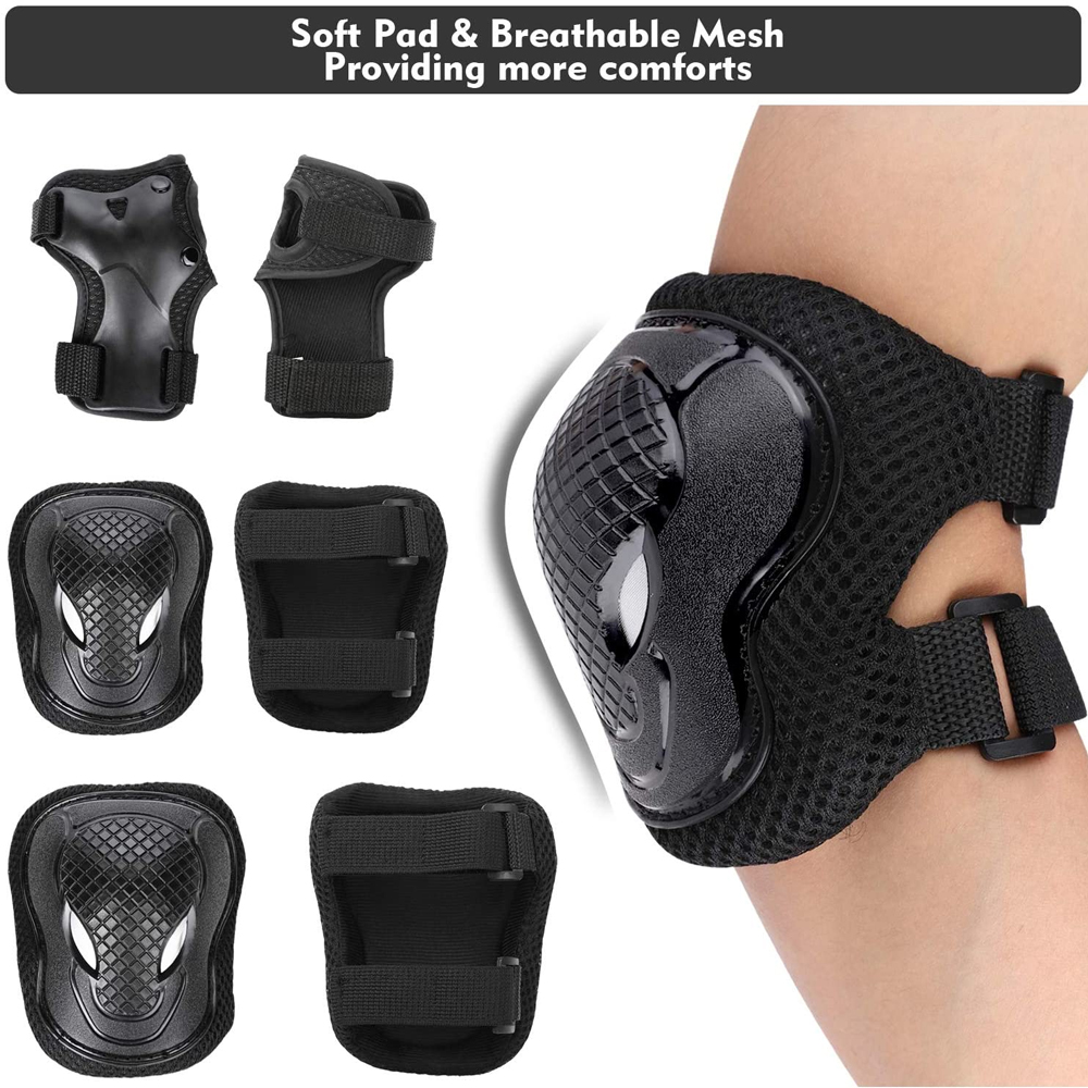GOMOREON 6Pcs/Set Kids Safety  - Cycling Gear Kids recension och pris