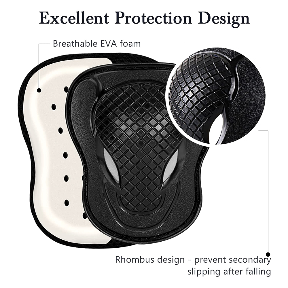 GOMOREON 6Pcs/Set Kids Safety  - Cycling Gear Kids recension och pris